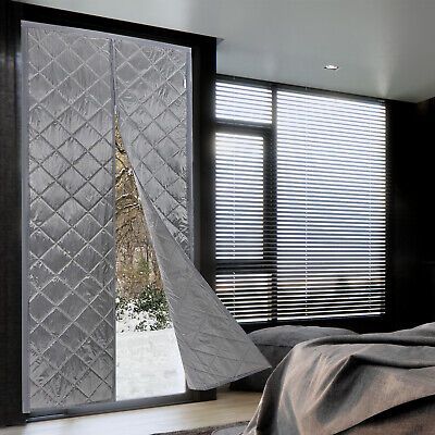 Magnetic Thermal Insulated Door Curtain for Doorway